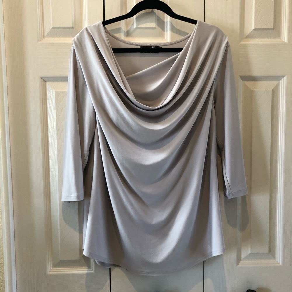 Sympli silver gray top 12